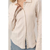 Ivory Knit Button Down