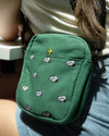 3P4 x Peanuts® - Snoopy Embroidered Crossbody Bag (Forest)