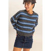 Striped Crew Neck Cozy Sweater
