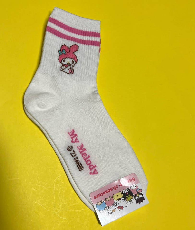 Sanrio Cotton Ankle Socks: Kuromi