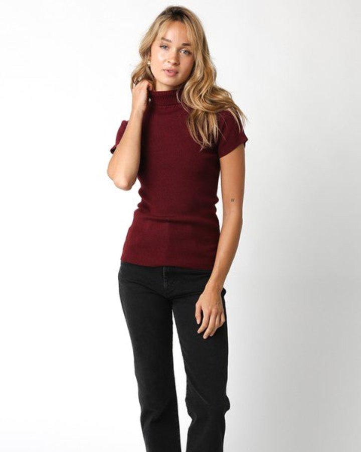 Burgundy Taylor Sweater