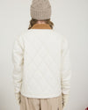 Ivory Quilted Barn Jacket