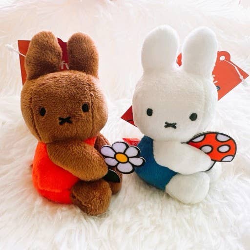 Miffy & Friends with Flower Plush Key Chain bag Charm