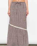 Ellis Plaid Maxi Skirt