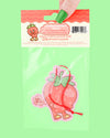 Strawberry Toot Funny Fruit Scented Car Air Freshener
