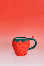 Ceramic Mug, Strawberry