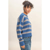 Striped Crew Neck Cozy Sweater