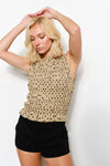 Polka Dot Naomi Smocked Tank