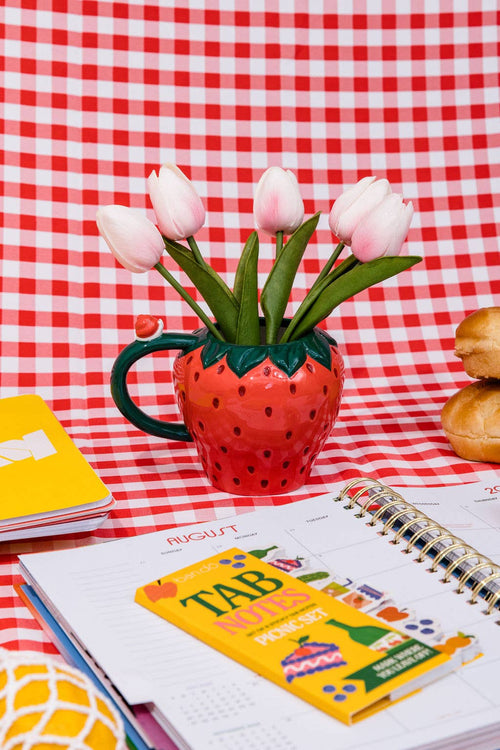 Ceramic Mug, Strawberry