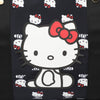 Hello Kitty AOP Black Travel Duffle Bag