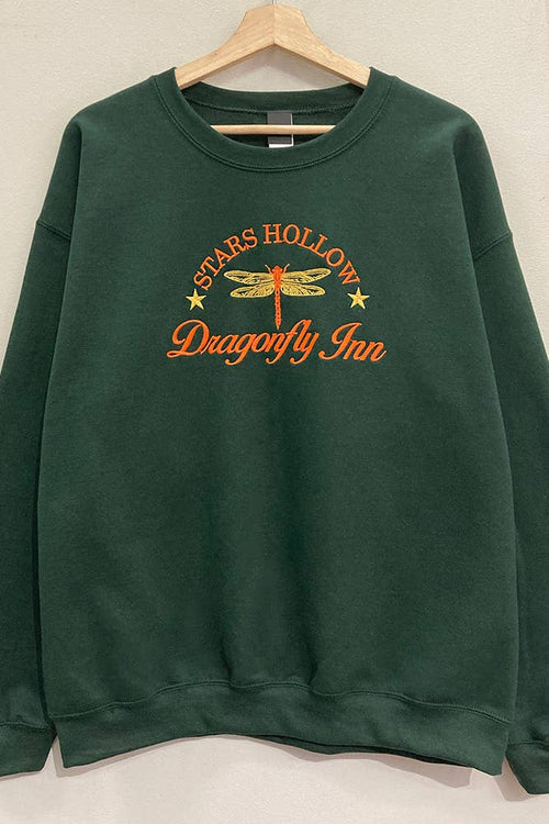 Dragonfly Inn Embroidered Sweatshirt
