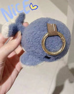 Adorable Whale Keychain Bag Charm