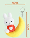 Miffy Dream Series Keychain - on Crescent Moon