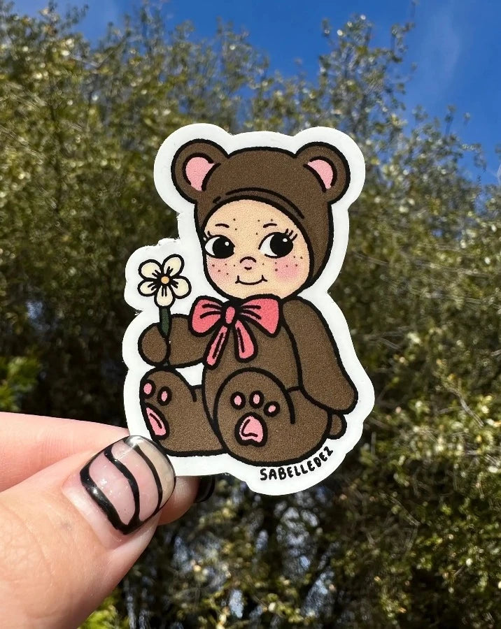 Cuddle Bear Babies | Sonny Angel Sticker: Brown