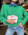 Green Piper Cardigan
