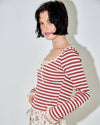 Striped Jeane Scoop Neck Top