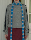 Palms Striped Skinny Scarf