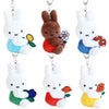 Miffy & Friends with Flower Plush Key Chain bag Charm