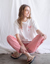 Red Gingham Pants