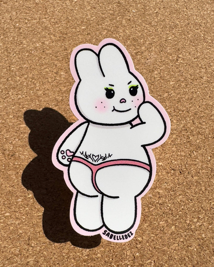 Cheeky Brat White Bunny