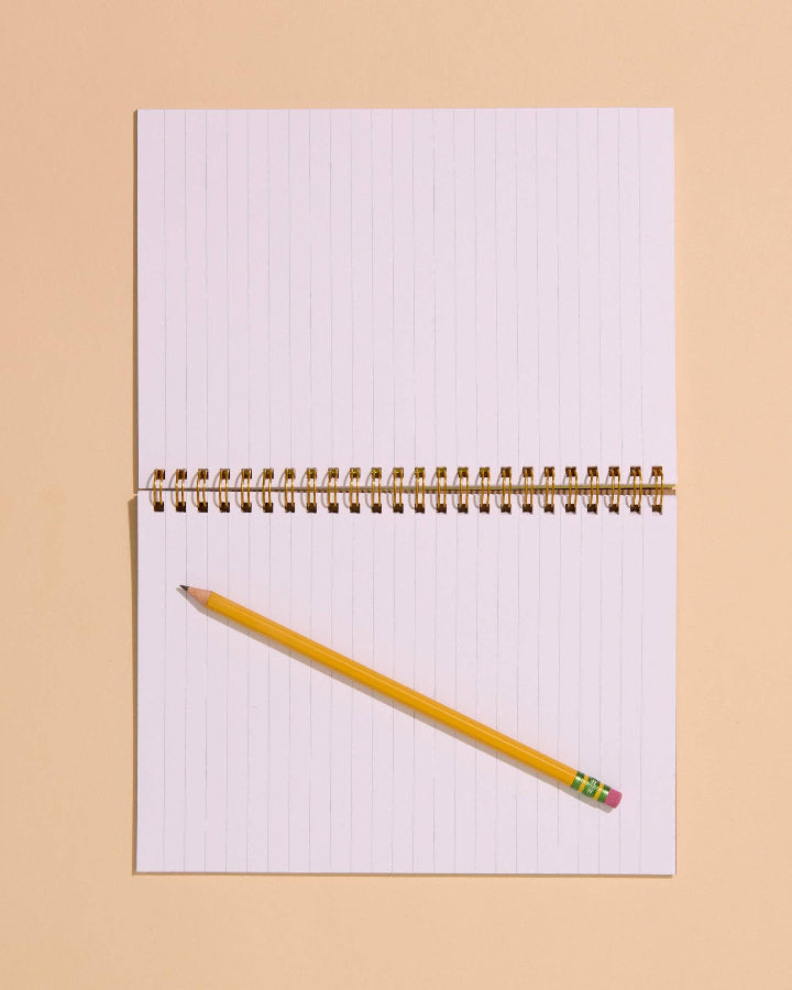 Tulip Letterpress Spiral Notebook
