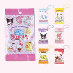 Sanrio Pastel Candy Key Ring Chain Zipper Charm Random Pack