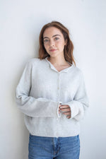 Light Gray Piper Cardigan