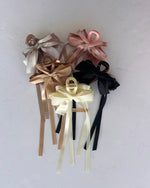 Satin Bow Claw Clip