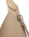 Beige Sienna Pebble Shoulder Bag