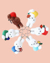 Miffy & Friends with Flower Plush Key Chain bag Charm