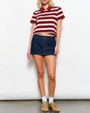 Cammy Cropped Rugby Tee