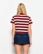 Cammy Cropped Rugby Tee