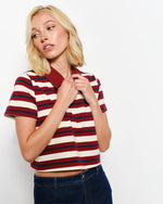 Cammy Cropped Rugby Tee