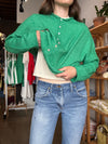 Green Piper Cardigan