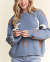 Fluffy Star & Moon Sweater