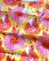 Spooky Retro Ghost Floral Reusable Tote