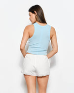 Baby Blue Flower Tank