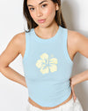 Baby Blue Flower Tank
