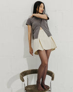 Gray Pauline Short Sleeved Cardigan