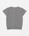 Gray Pauline Short Sleeved Cardigan