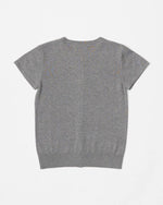 Gray Pauline Short Sleeved Cardigan