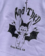 Bat Then Lavender Hoodie