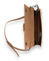 Tan Georgie East West Buckle Crossbody Bag