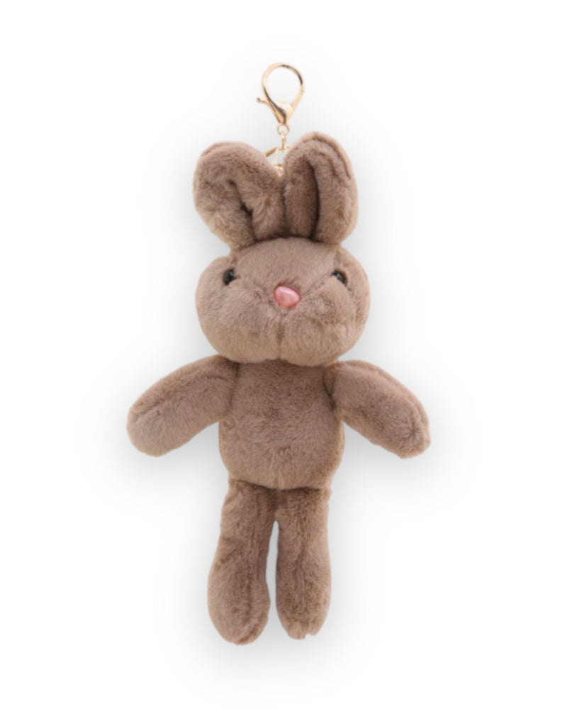 Brown Bunny Bag Charm