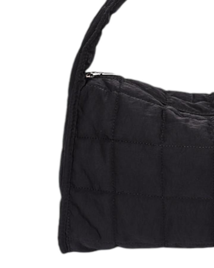 Black Nylon Shoulder Bag