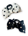 Puffy Polka Dot Bow Hair Clip