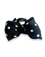 Puffy Polka Dot Bow Hair Clip