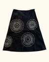 Vintage Sequin Circle A-Line Skirt