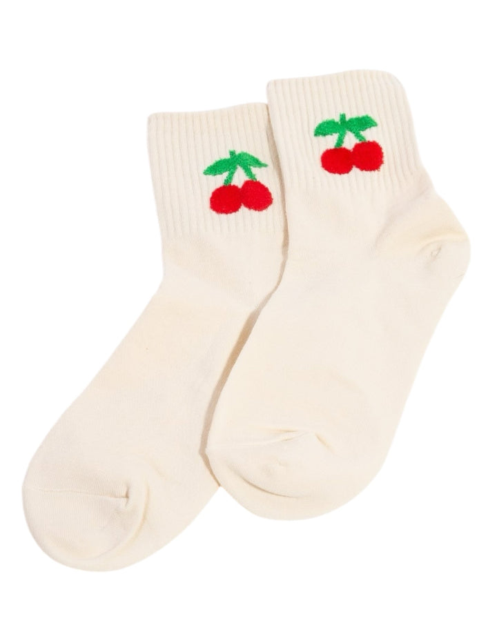 Athletic Cherries Socks