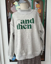 Heather Gray Forest And Then Mock Neck Sweatshirt